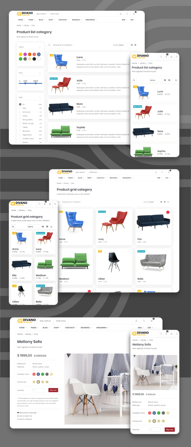 Divano - Furniture HTML Template - 4